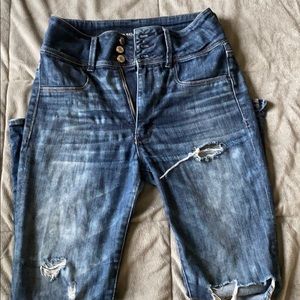 American Eagle Super High Rise Skinny Jeans